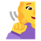 Deaf Woman emoji on Microsoft